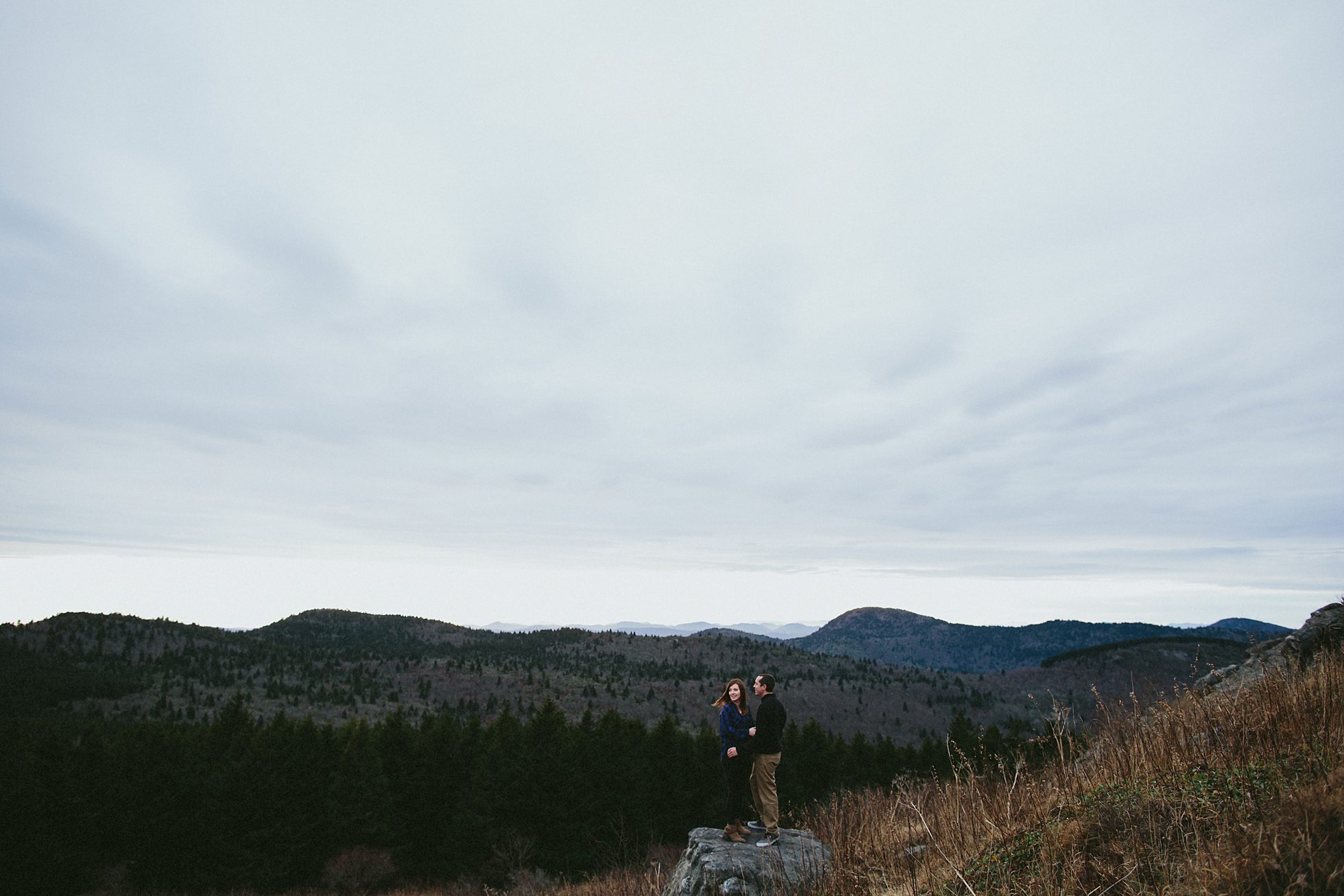 black balsam engagement photos, kasey loftin photography