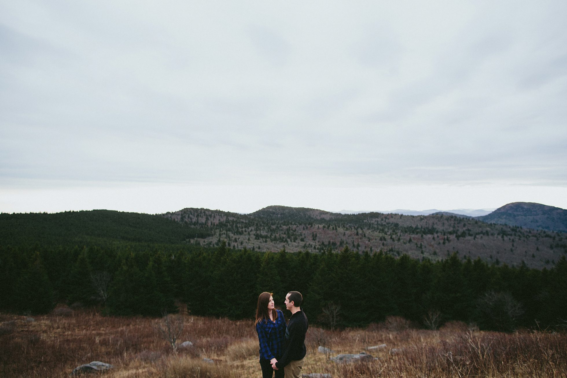 black balsam engagement photos, kasey loftin photography