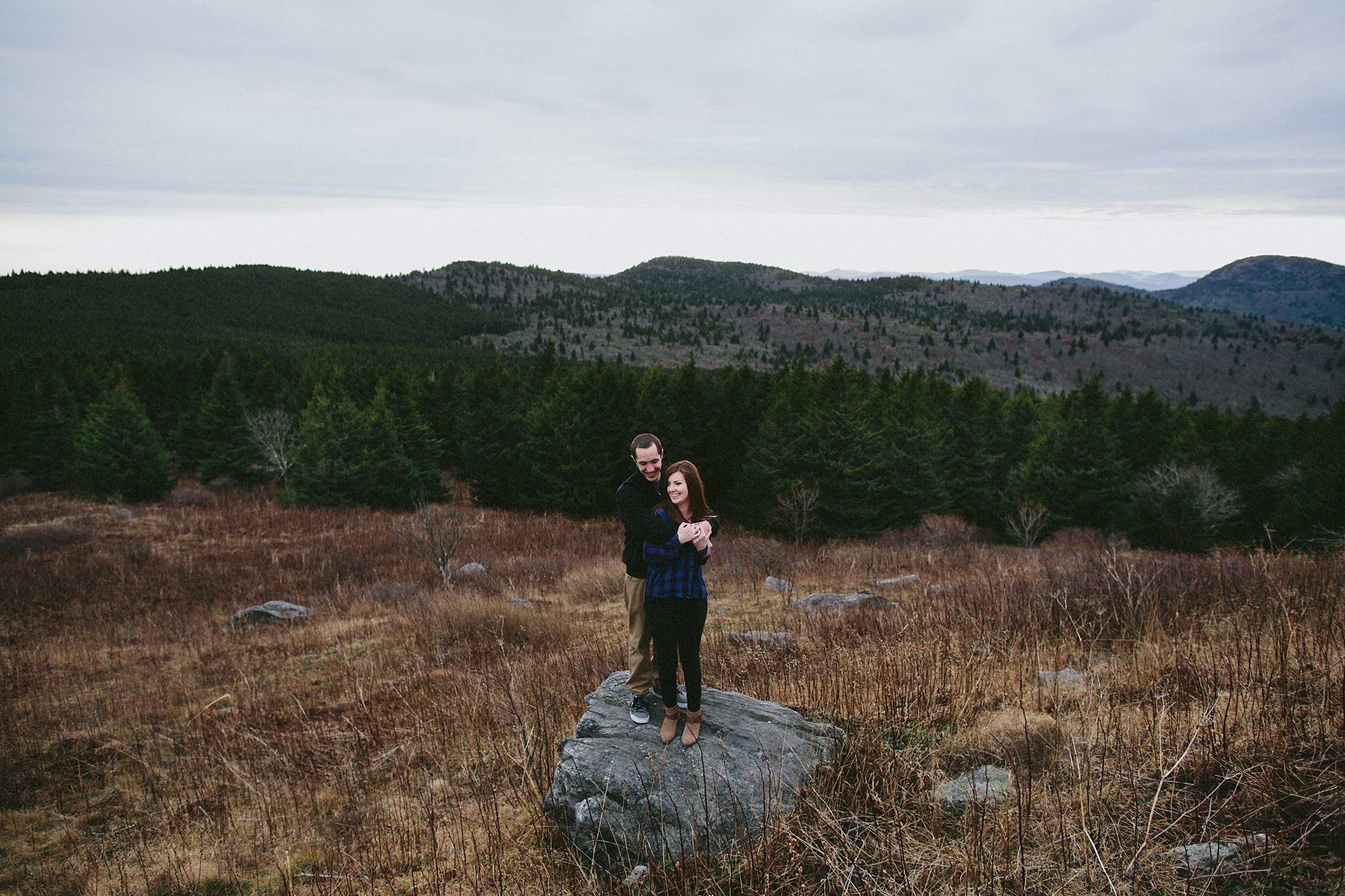 black balsam engagement photos, kasey loftin photography