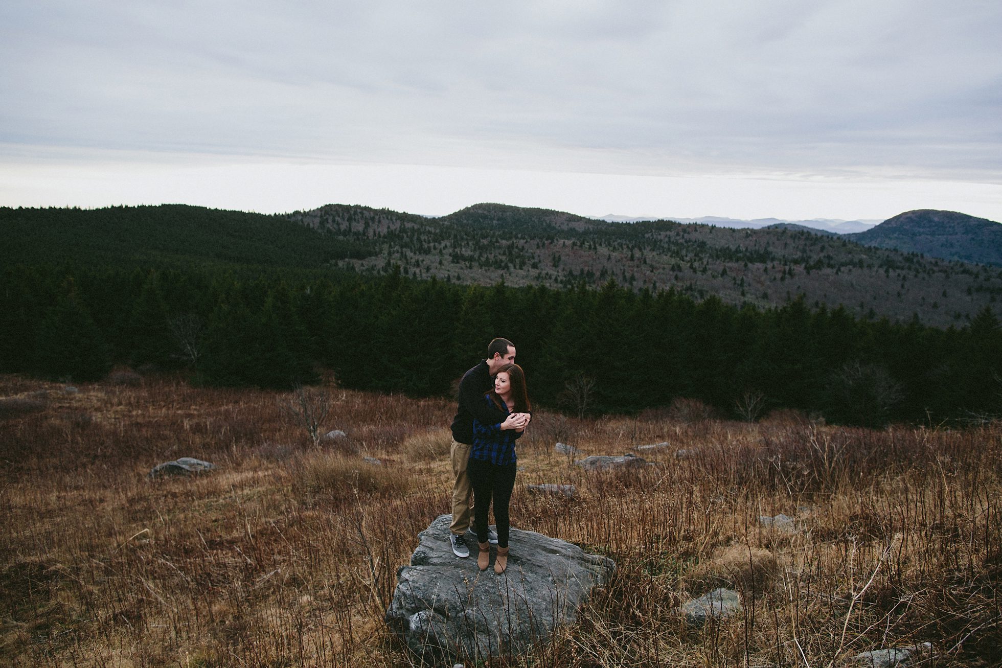 black balsam engagement photos, kasey loftin photography