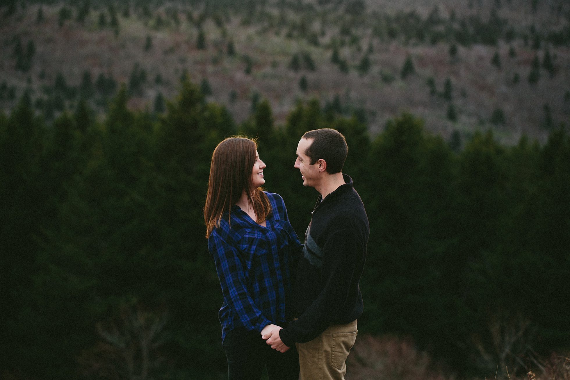 black balsam engagement photos, kasey loftin photography