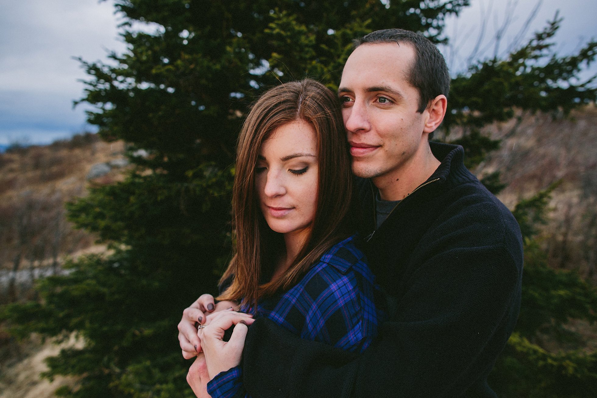 black balsam engagement photos, kasey loftin photography