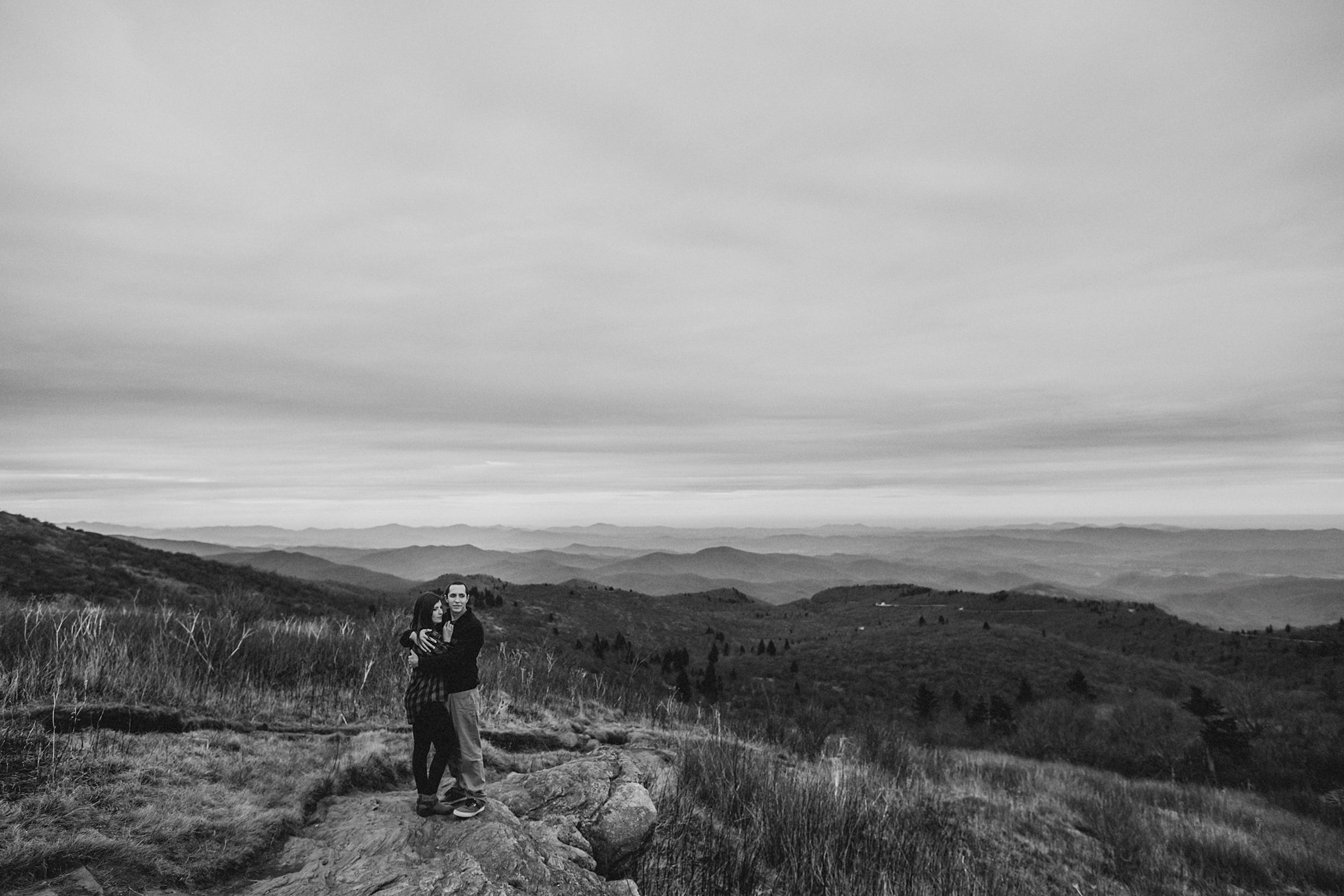 black balsam engagement photos, kasey loftin photography