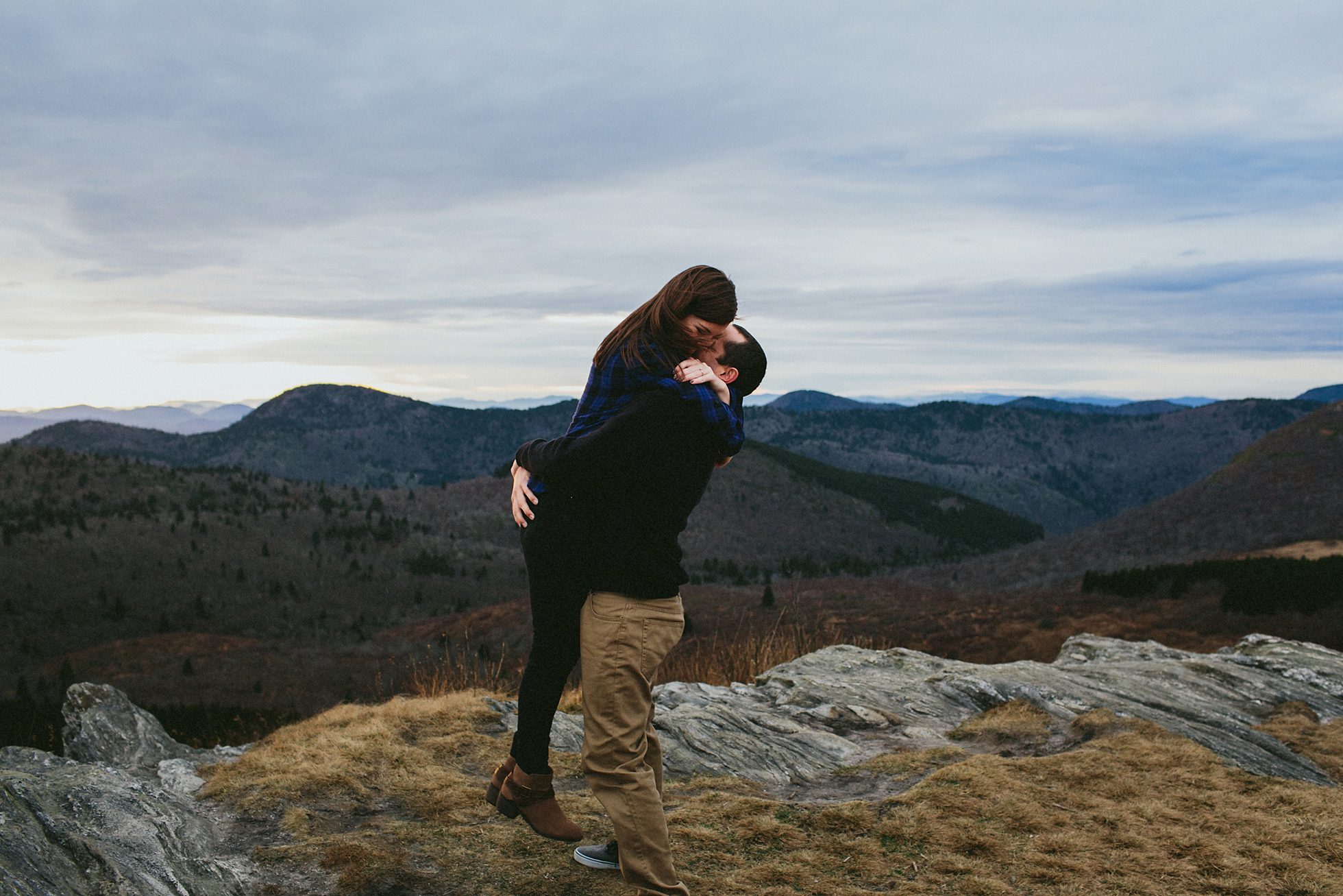 black balsam engagement photos, kasey loftin photography