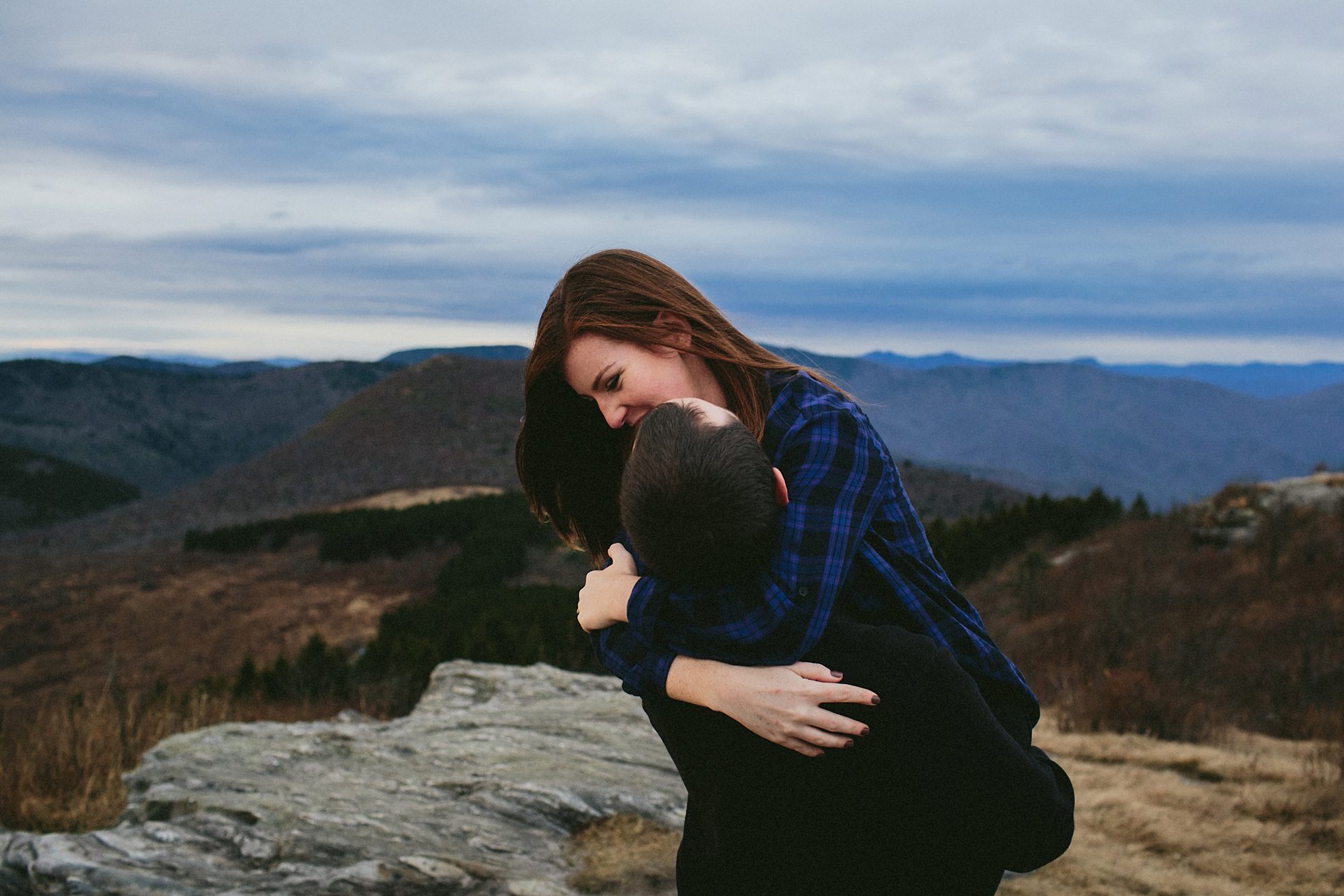 black balsam engagement photos, kasey loftin photography