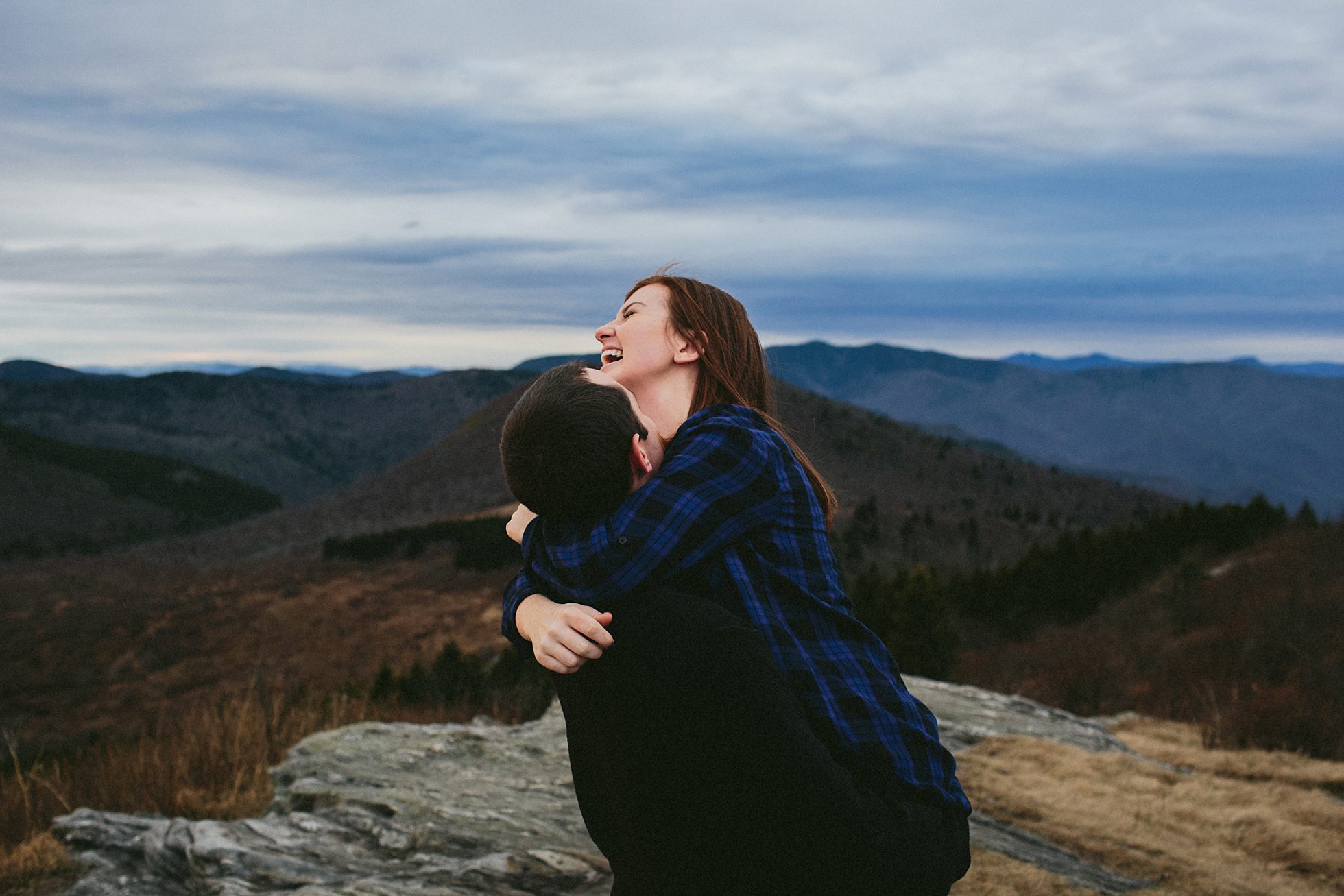 black balsam engagement photos, kasey loftin photography