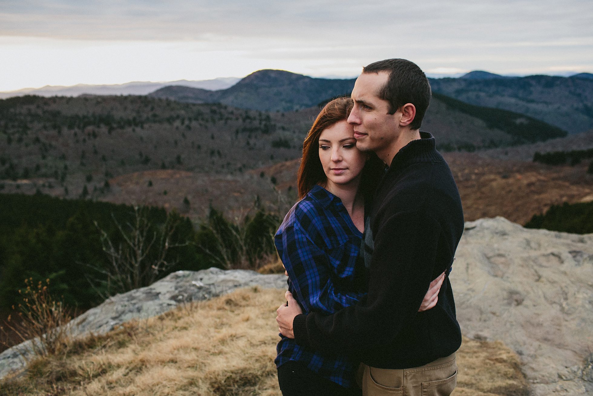 black balsam engagement photos, kasey loftin photography