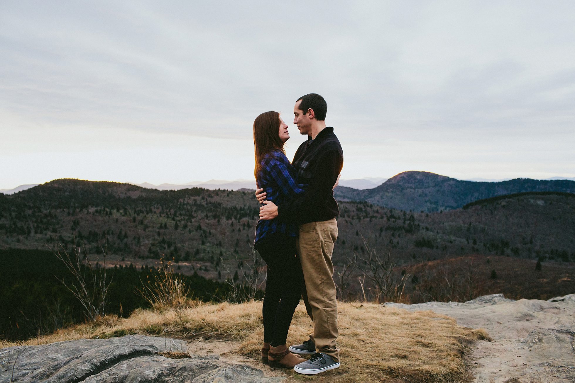 black balsam engagement photos, kasey loftin photography