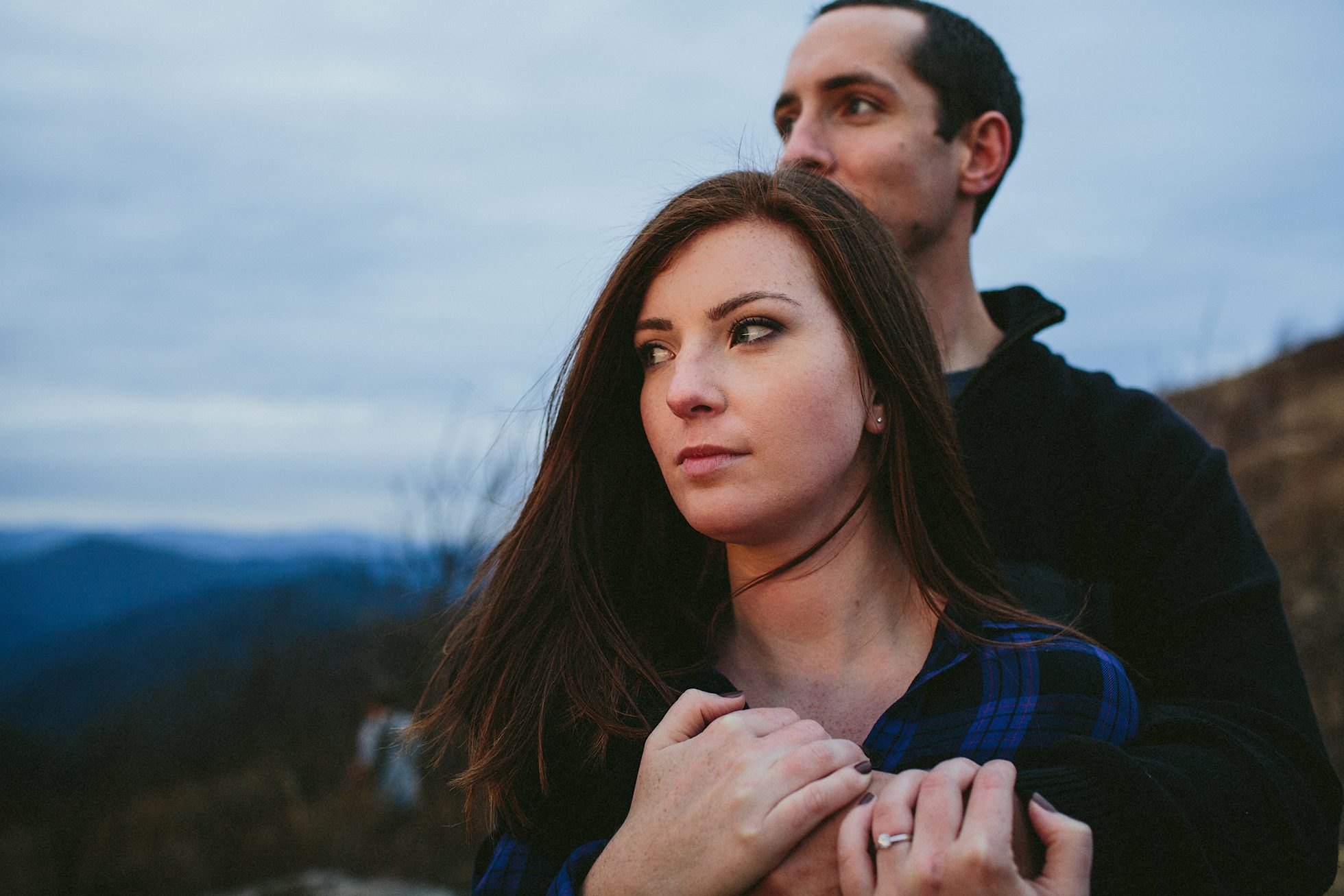 black balsam engagement photos, kasey loftin photography