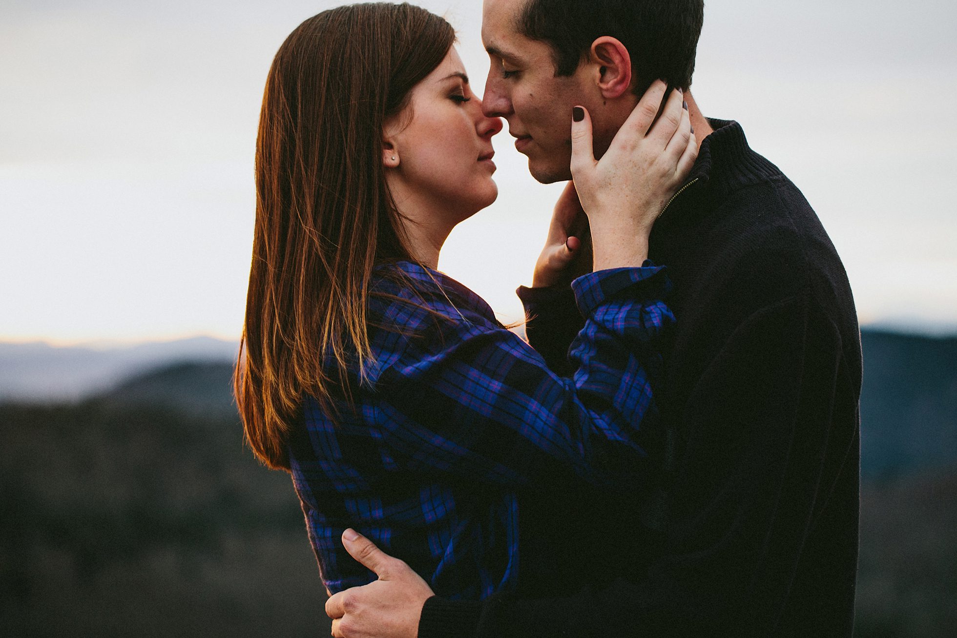 black balsam engagement photos, kasey loftin photography