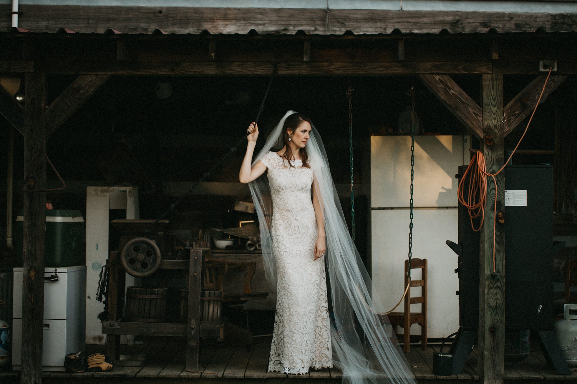 charlotte wedding photographer, lace dress bridal portraits 