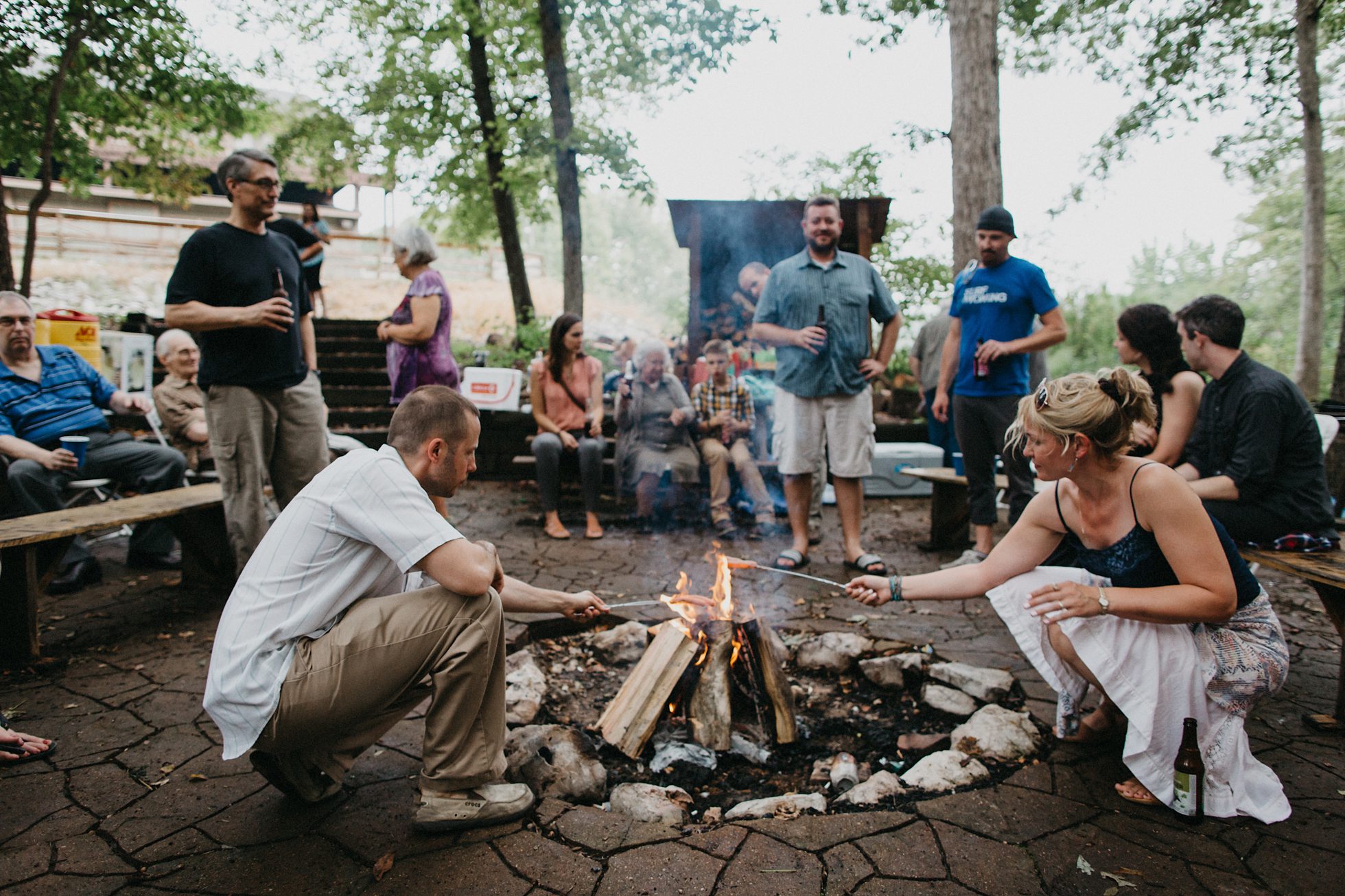 rehearsal dinner at rawhide ranch, nashville, in