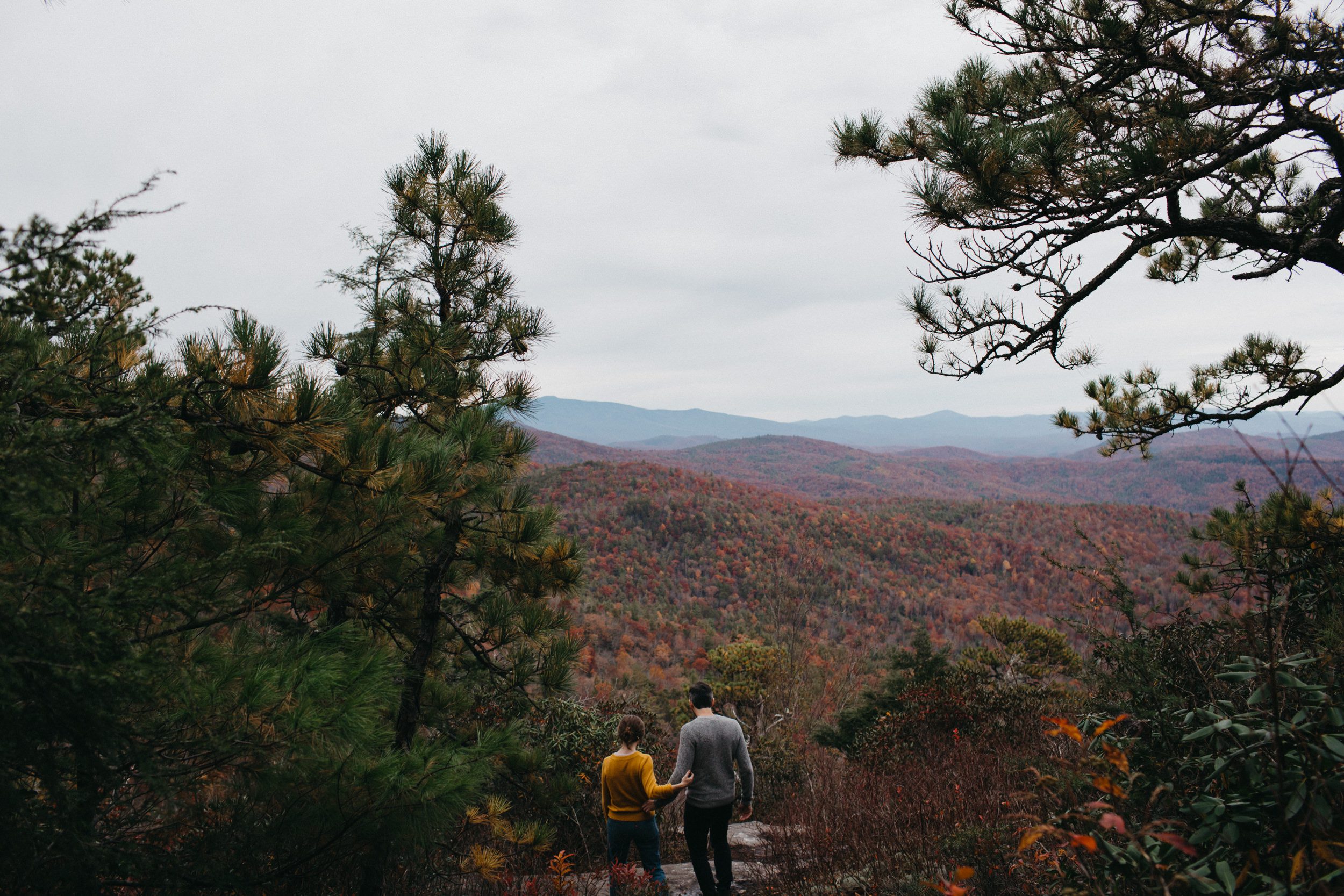 asheville engagement photos, kasey loftin