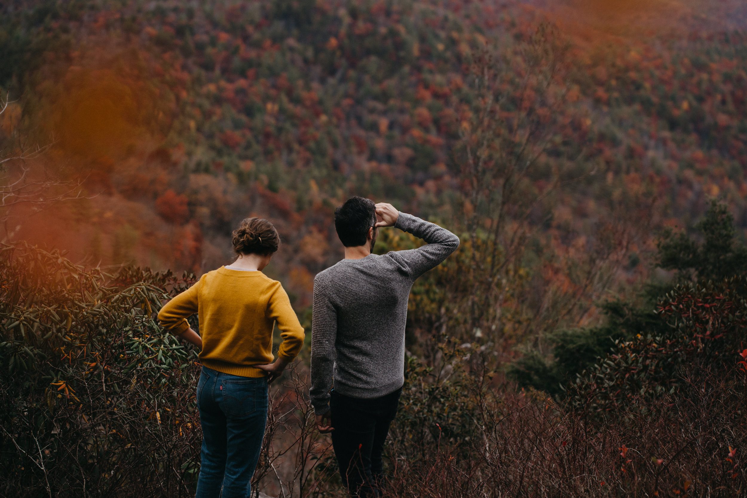 asheville engagement photos, kasey loftin