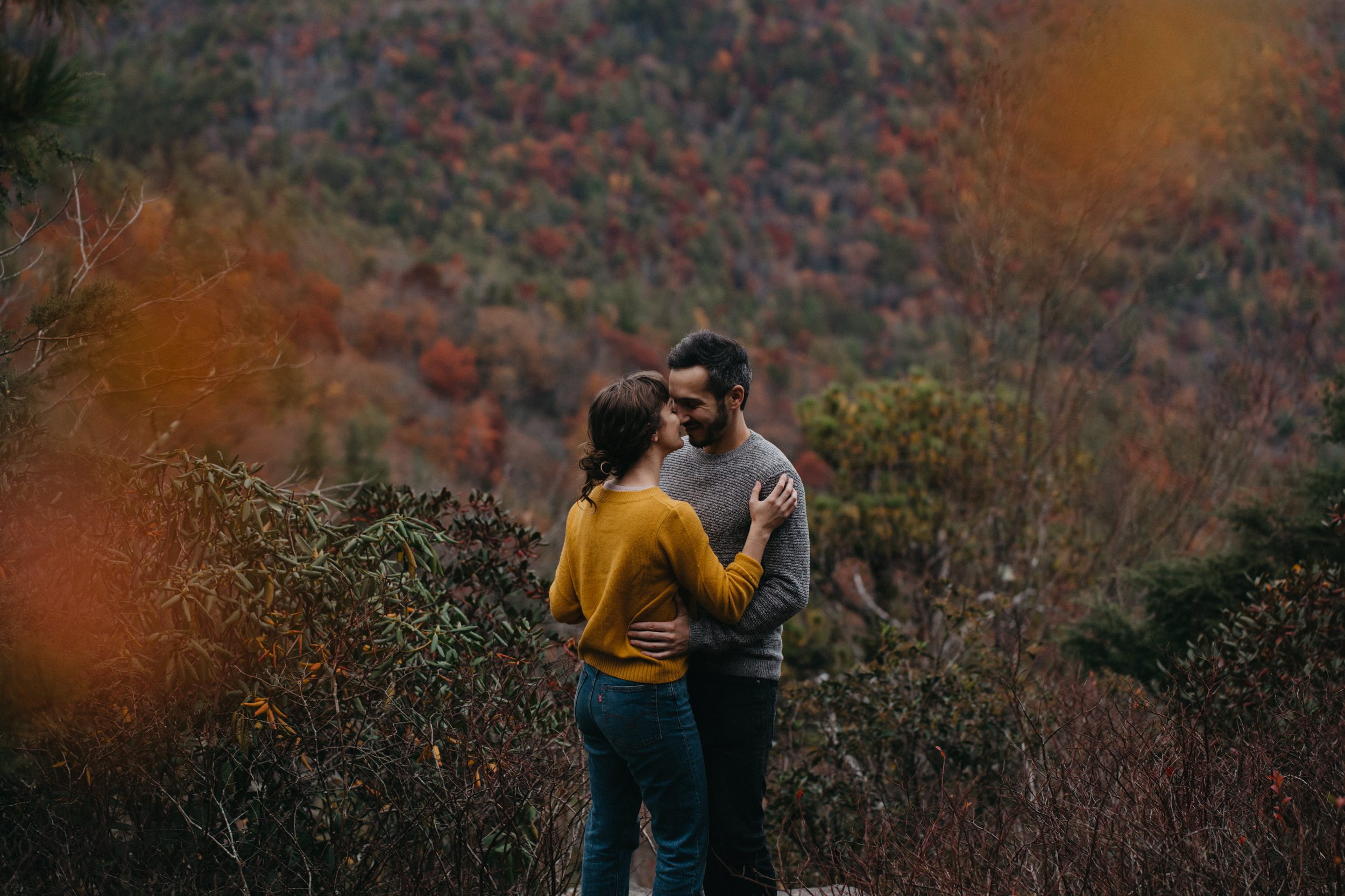 asheville engagement photos, kasey loftin