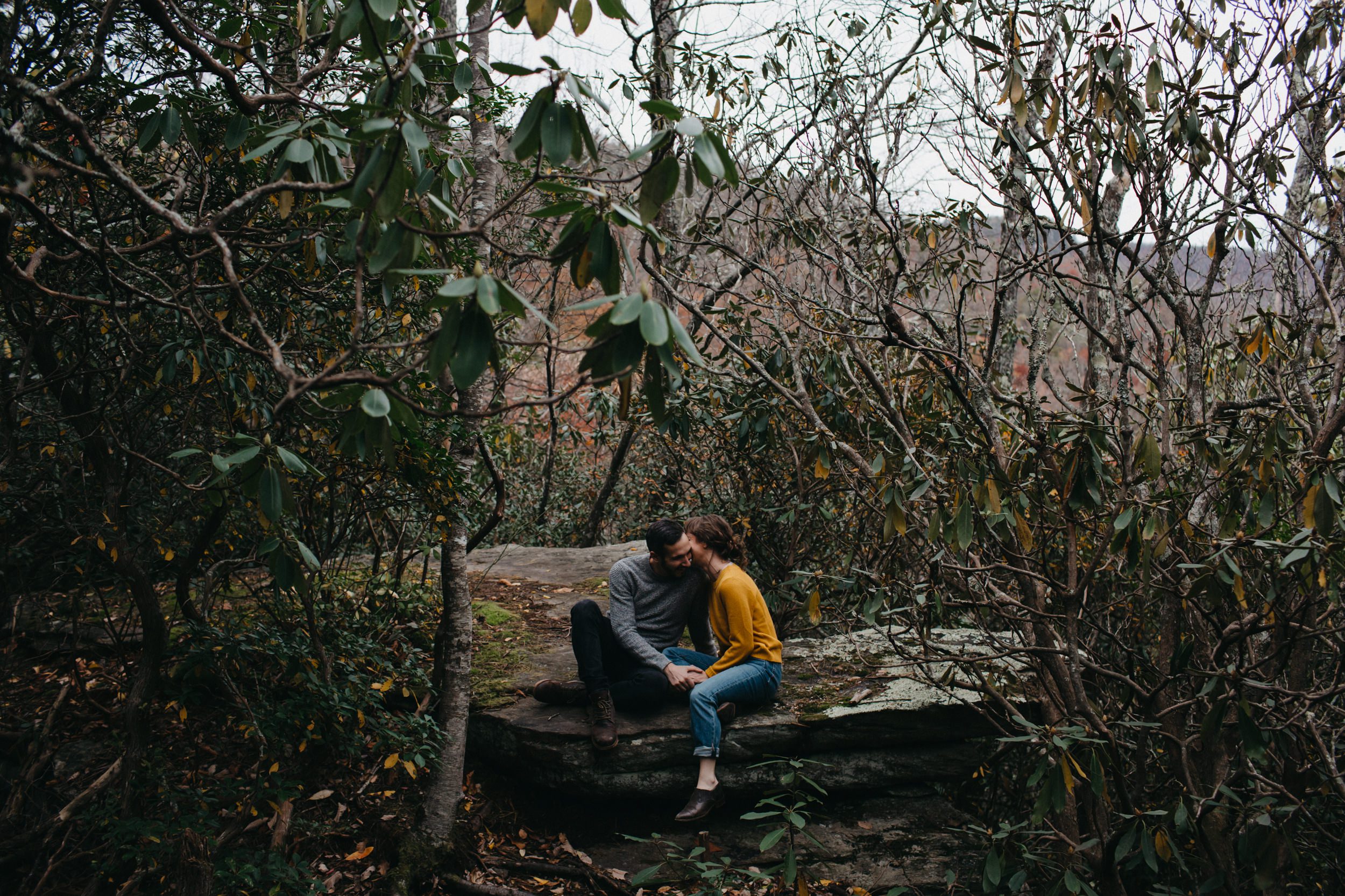 asheville engagement photos, kasey loftin