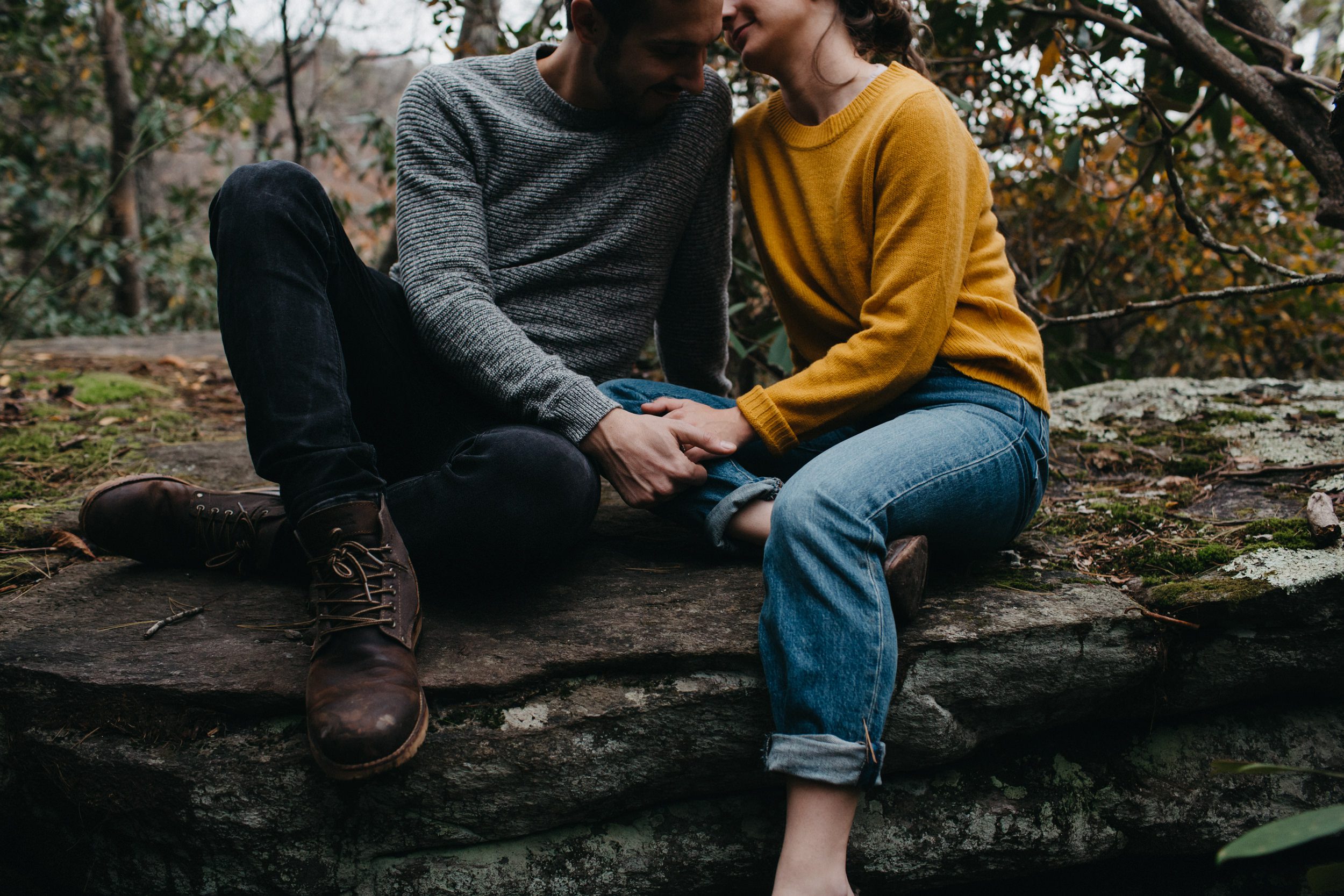 asheville engagement photos, kasey loftin