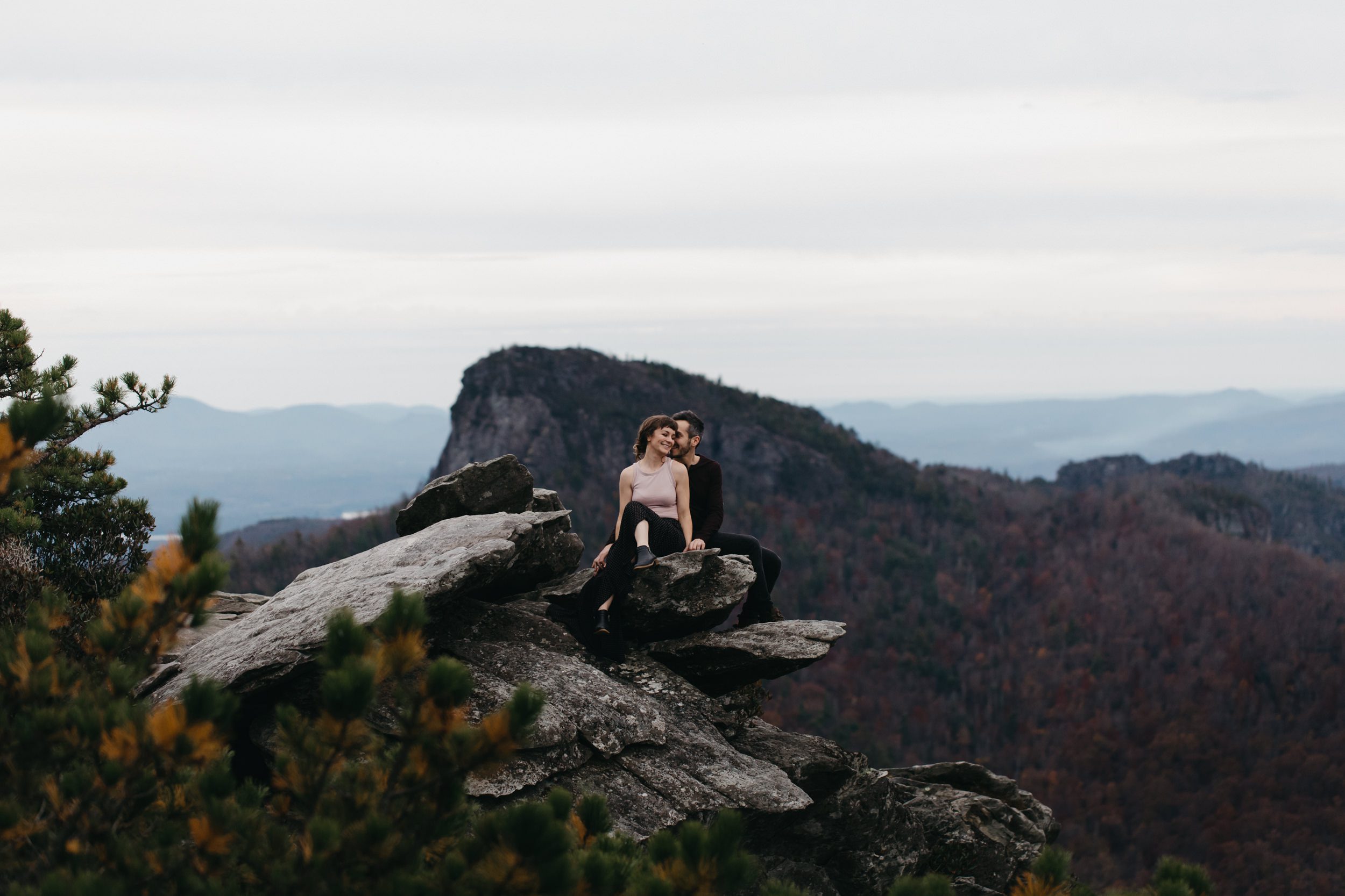 asheville engagement photos, kasey loftin