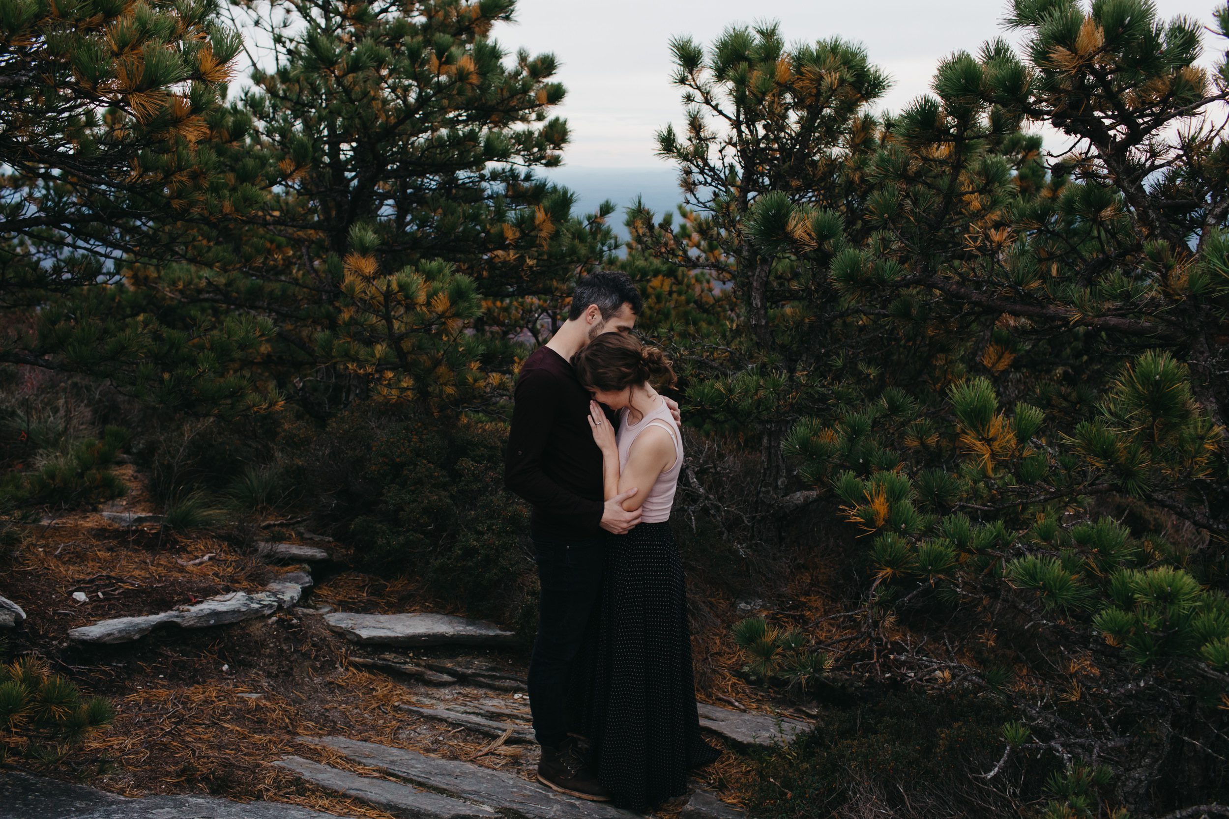 asheville engagement photos, kasey loftin