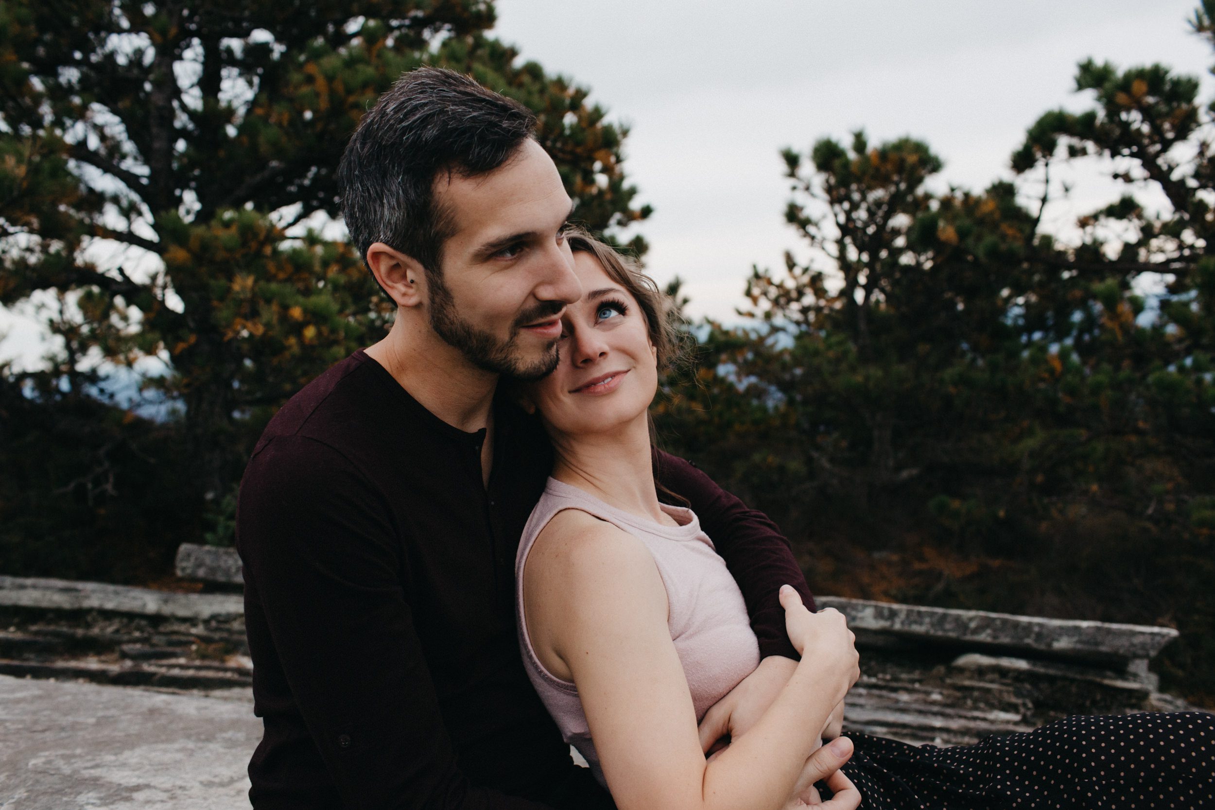 asheville engagement photos, kasey loftin