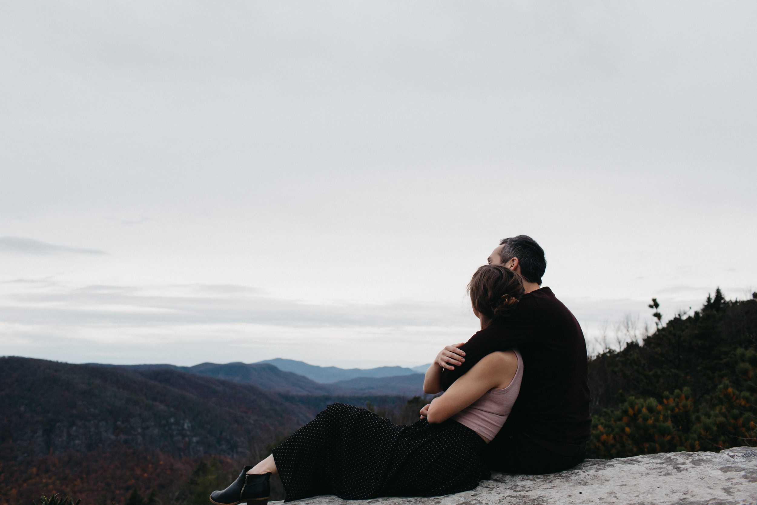 asheville engagement photos, kasey loftin